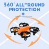 NMY A6 Pro Drone Avec Caméra 2K, Transmission En Direct 2.4G WIFI, 40 Minutes De Vol Avec 2 Batteries, Drone Télécommandé Ave