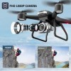 4DRC V14 Drone avec caméra 1080P HD pour adultes,Quadcopter FPV WiFi,Maintien de laltitude,Induction de Gravité, Vol de Traj