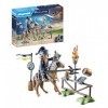 Playmobil 71297 Chevalier Novelmore et Accessoires dentrainement pour Les joutes, avec Un Cheval et Une Lance, Gamme Novelmo