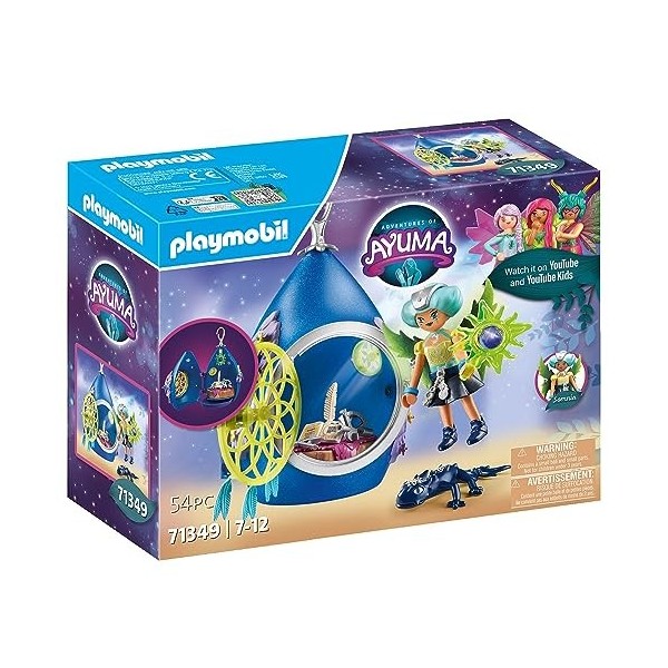 Playmobil 71349 Adventures of Ayuma Maisonnette de Moon Fairy , Aventures féériques - héroïnes de série, Univers Fées pour En