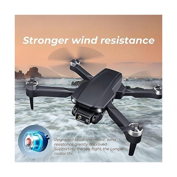 Mini Drone RC, Petit Hélicoptère Nano Quadrirotor avec Flux Optique, Mode sans Tête, Batteries de Caméra de Détection de grav