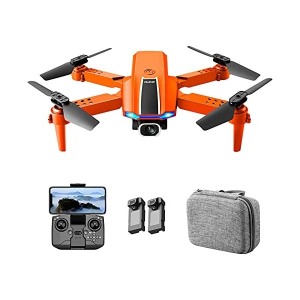 Duisger YLR/C S65 RC Drone avec Caméra 4K Caméra RC avec Fonction Trajectoire Vol Contrôle Gestuel Sac De Rangement Paquet 2 