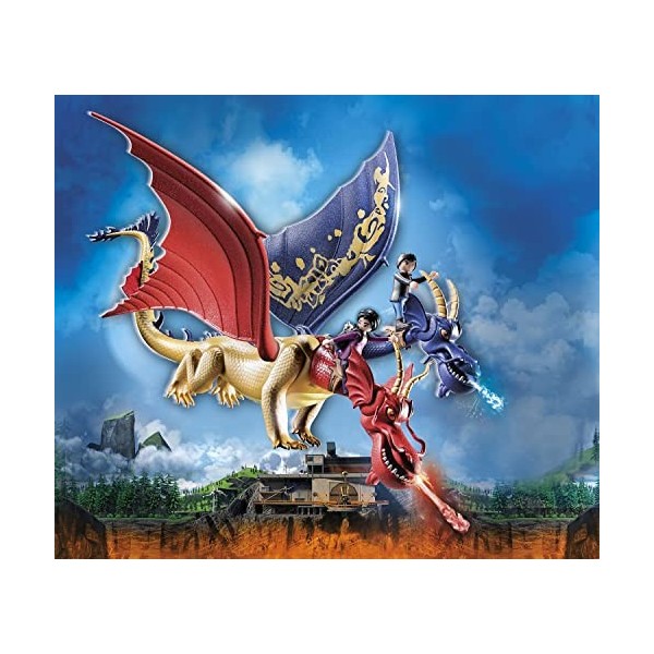 PLAYMOBIL 71080 Dragons Nine Realms: WuWei & Jun- Dragons Nine Realms - aventure héros