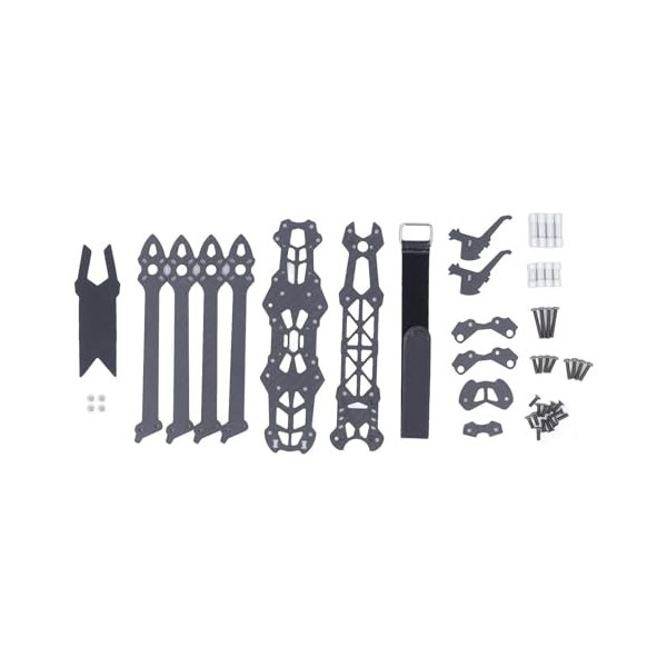 Cadre de Drone, Cadre de Drone de Course 7 Pouces 295 Mm en Fibre de Carbone avec Structure H Quadrotor FPV avec Accessoire d