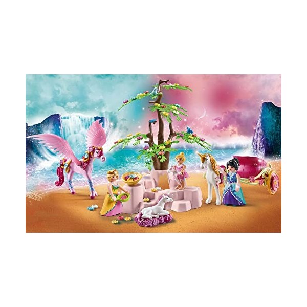 Playmobil 71002 Calèche Royale et Cheval ailé - Princess- Le Palais de Princesses- Promo-Pack Coffret Univers