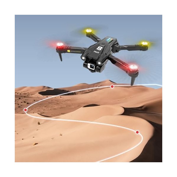 Drone RC, évitement dobstacles à 360 Degrés, Mini Drone Portable, Positionnement du Flux Optique, Détection de gravité pour 