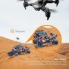 Drone Pliable, Vol de Trajectoire Mode Tête Jouet de Drone Portable Transmission en Temps Réel HD avec Deux Caméras pour la P