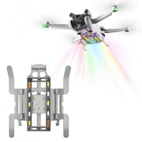 LED Foldable Landing Gear for Mini 3 Pro Drone Extended Landing Skid Lens Anti-drop Protective for DJI Mini 3 PRO Accessories
