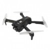 Drones Pliables, Drone RC avec Lumière LED HD Double Caméra, Zoom 50x, évitement dobstacles Intelligent, Détection de gravit