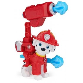 Paw Patrol- Pat Patrouille daction Collection avec Sac à Dos à Clipser et 2 projectiles, Jouets pour Enfants à partir de 3 