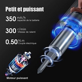 E·Durable Tournevis de Precision,Tournevis Électrique 51 En1,Kit Tournevis de Precision With Chargement Usb & Éclairage Led,M