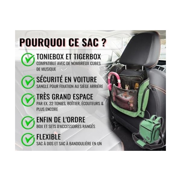 Sac De Transport Pour Toniebox Et Figurines - Capacité 30-40 Figurines - Feutre Doux Avec Trous Sonores - Rose