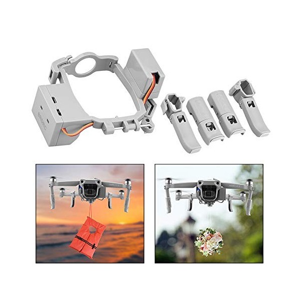 Owoda Mavic 2 lanceur de drone, Kit daccessoires avancés Airdrop Drone Clip transport de charge utile Lanceur de contrôle à