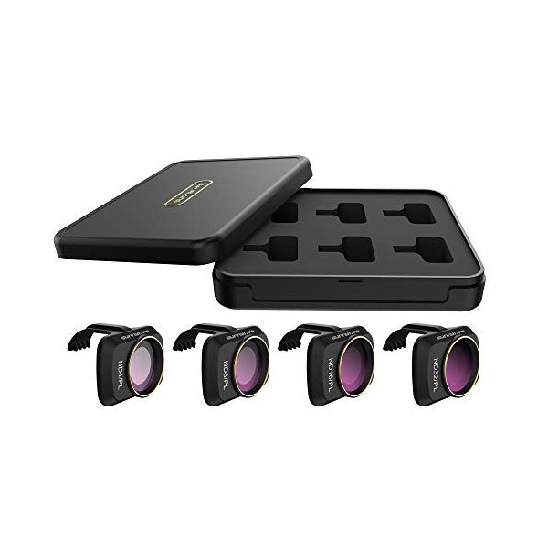 Fututech Kit Filtre CPL MCUV ND4 ND8 ND16 ND32 Filtre dObjectif Lentille pour DJI Mavic Mini Mavic Mini 2 Protecteur de Lent