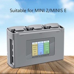 WANGCL Chargeur de Batterie à écran LCD USB Charge bidirectionnelle Chargeur Intelligent Hub Station de Charge de Batterie po