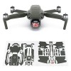 Wrapgrade Main Unit Skin Compatible avec DJI Air 2S Super Red 