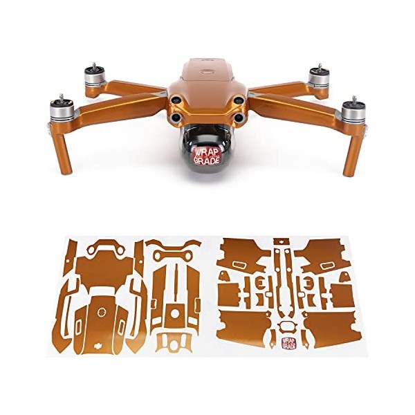 Wrapgrade Main Unit Skin Compatible avec DJI Air 2S Super Red 