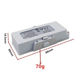 ZYGY 2PCS 7.6V 1500mah Batterie au Lithium pour HS510 F30 sans balais Pliant Quadrirotor pièces de Rechange Batterie de Drone