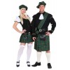 Costume de carnaval pour femme Scottish Girl Vert Taille 44