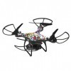 Drone pour enfants. Denver DCH-350 avec batterie puissante. Temps de vol par charge : 22 minutes. Caméra HD. Fonction de main