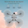 iEago RC Mini 3 Pro Drone Airdrop Système Lanceur avec Train Datterrissage, Dispositif de Transport de Livraison pour DJI Mi