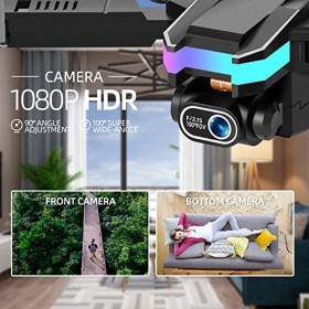 NMY Drone pour Enfant avec Caméra, Mini Drone, Transmission En Direct 2.4G WiFi, 10 Minutes De Vol Avec 2 Batteries, Plusieur