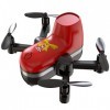 OBEST Nouveau Mini Drone pour Enfant, Peut courir sur terre, Chaussures de vol RC Quadcopter Hélicoptère avec 2 Batteries, Vo