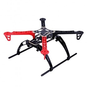 Dilwe Cadre de Quadcopter, kit de Cadre de Drone Train datterrissage Accessoire pour RC DJI F330