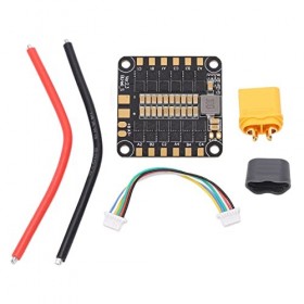 SPYMINNPOO Brushless ESC, 30A 4 en 1 Brushless ESC 2‑6S Support Blheli S RC Accessoires pour FPV Racing Drone Quadcopter