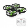 Syma X26 Drone quadricoptère télécommandé pour enfants débutants en intérieur ou en extérieur Mini drone avec cage, évite les