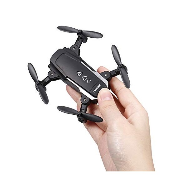 docooler KK8 Mini drone RC quadricoptère 15 minutes Temps de vol 360 ° Flip 6 axes Télécommande sans tête pour enfants ou adu
