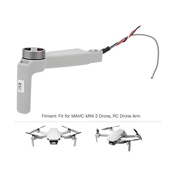 VGEBY Mini Bras de Drone RC, pi¨¨Ces de Rechange de r¨¦paration de Bras Adapt¨¦ES pour Mavic Mini 2 Drone Avant Droite 