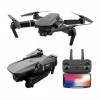 Drone E88 Pro, mini drone pliable avec caméra HD 720P / 1080P, drone quadricoptère WiFi FPV RC, maintien en altitude, rouleme