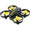Jjshueryg Mini drone télécommandé 2,4 GHz RC Stunt Drone Mini drone télécommandé Avion Toy Mini Quadcopter Petit Avion Electr