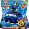 LA PAT PATROUILLE - VÉHICULE + FIGURINE CHASE - Véhicule de 15 cm Avec 1 Figurine À Collectionner Pat Patrouille - Paw Patr