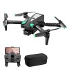 Duisger Mini drone télécommandé avec caméra Quadricoptère sans tête pliable avec fonction dévitement dobstacles Positionnem