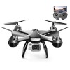 Drone télécommandé,HUIOP Drone télécommandé avec caméra Quadricoptère télécommandé à double caméra 4K avec fonction Auto Hove