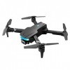 HX-25 Mini Drone télécommandé avec 4K HD Caméra Wifi FPV, 2.4GHz 6 Axes Gyro Mode sans Tête 360°Flips, Maintien daltitude, V