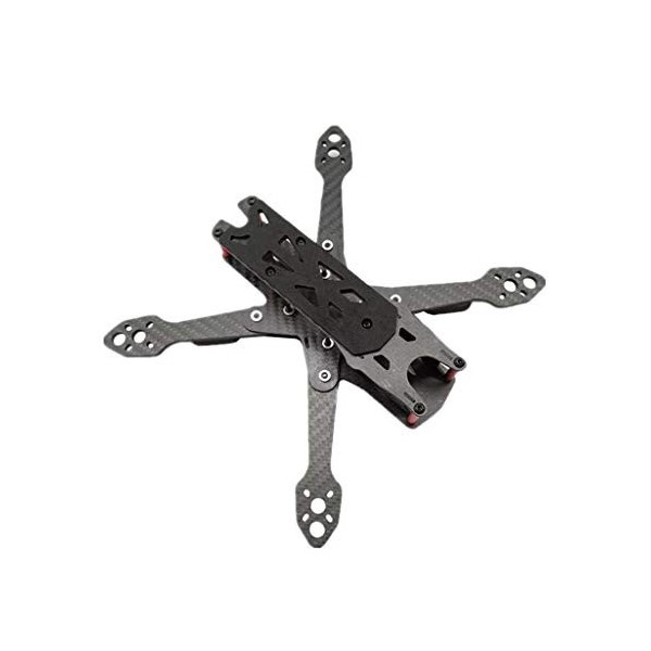 Injoyo Pièces de rechange pour Kit Cadre Quadricoptère Racing Drone en Fibre de - Gris, 8 Pouces