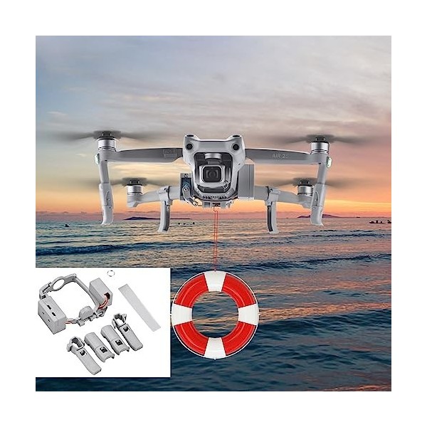 KLAPR Système Airdrop pour drone DJI Air 2S - Leurres de pêche - Livret de repas - Lanceur de sauvetage pour DJI Air 2S
