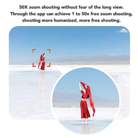 Quadricoptère, Filtre Beauty Plus, Drone Dévitement dobstacles à Quatre Voies 4K HD 50x Zoom Quadrirotor Double Caméra Plia