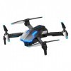 Drone avec double caméra 4K FPV pour enfants et adultes Mini RC pliable WiFi Quadricoptère RC Drone hors piste Mode sans tête