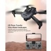 Mini Drone pour Adultes Débutants Enfants, Quadricoptère RC Portable avec Double Caméra 4K HD Zoom 50x, Avion Hélicoptère de 