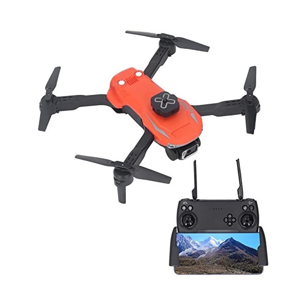 Drone Pliable, 50x Zoom RC Drone LED pour une Utilisation en Extérieur 3 Batterie 