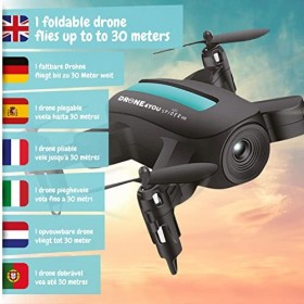 Science4you Drone Mini Air Spider PRO - Micro pour Enfants 8+ ans Débutant et Enfant qui aiment Drones Radiocommandés Jouets 