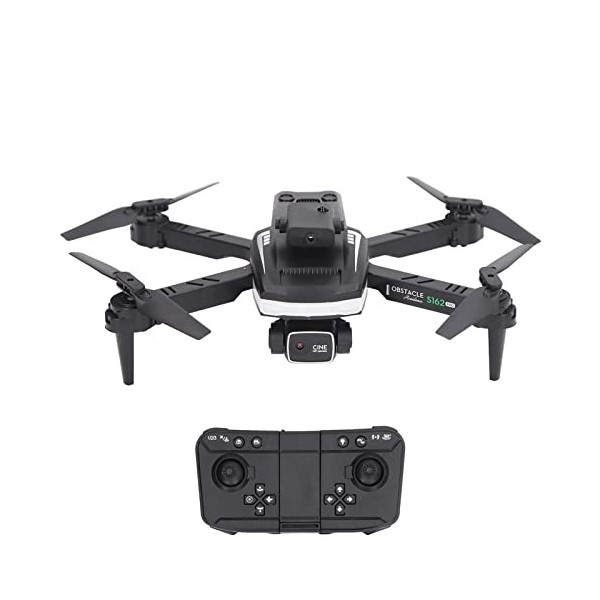 S162 RC Drone Pliable, Pocket RC Quadcopter avec 4K HD FPV Double Caméra pour Débutants Cadeau, Mode sans Tête, 360 Flip, Bat