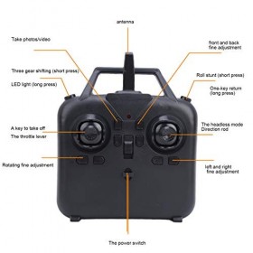 Mini kit de Drone RC Bricolage, kit de Drone télécommandé léger dassemblage de Bricolage 2.4G Mini quadrirotor Jouet éducati