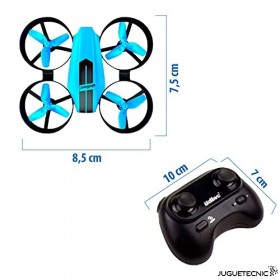 JUGUETECNIC │ Mini Drone Firefly avec Contrôle de Hauteur Très Résistant aux Chocs Débutants et Enfants