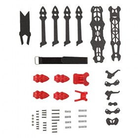 Cadre de drone de course FPV, empattement de 225 mm, absorption des chocs, installation facile RC FPV Drone Quad Frame Profes