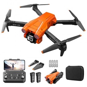 Drone avec double caméra 4K HD pour enfants et adultes – Drones quadrirotor RC avec éviter les obstacles intelligents, tenue 